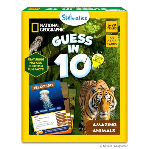 Guess in 10 Smart Questions Card Game for Kids Teens and Families