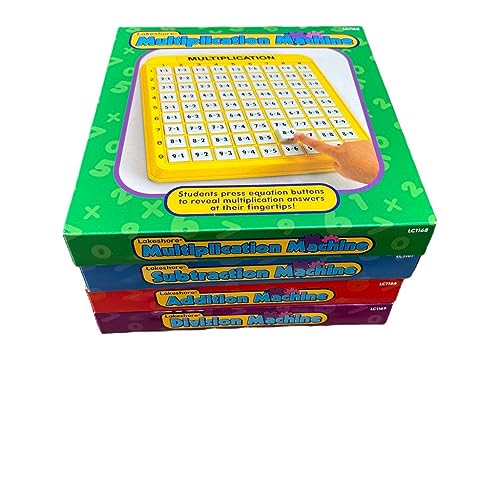 Self Teaching Math Machines Set of 4 for Early Math Learning