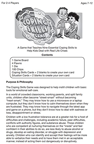 Coping Skills Game for Kids Real Life Problem Solving