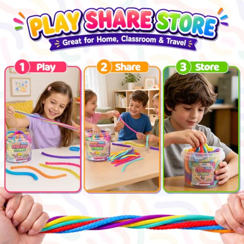 Sensory Strings Bulk Pack for Kids Calming and Fidget Play
