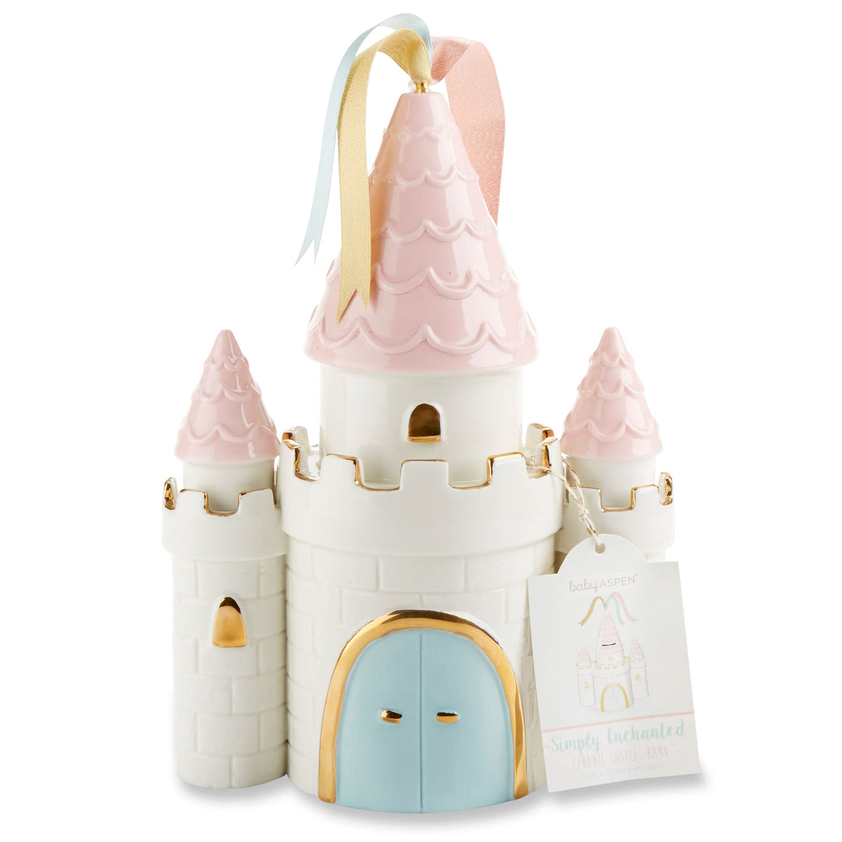 Ceramic Piggy Bank for Kids Nursery and Baby Room Decor