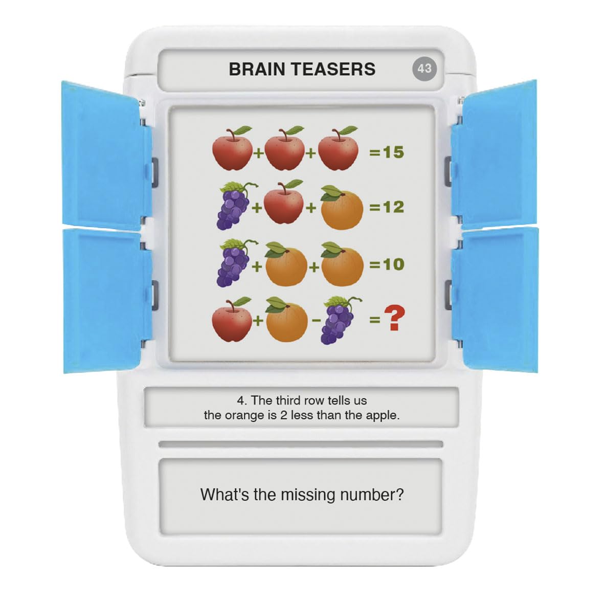 Pocket Quiz Flash Card Game for Kids and Adults Travel Play