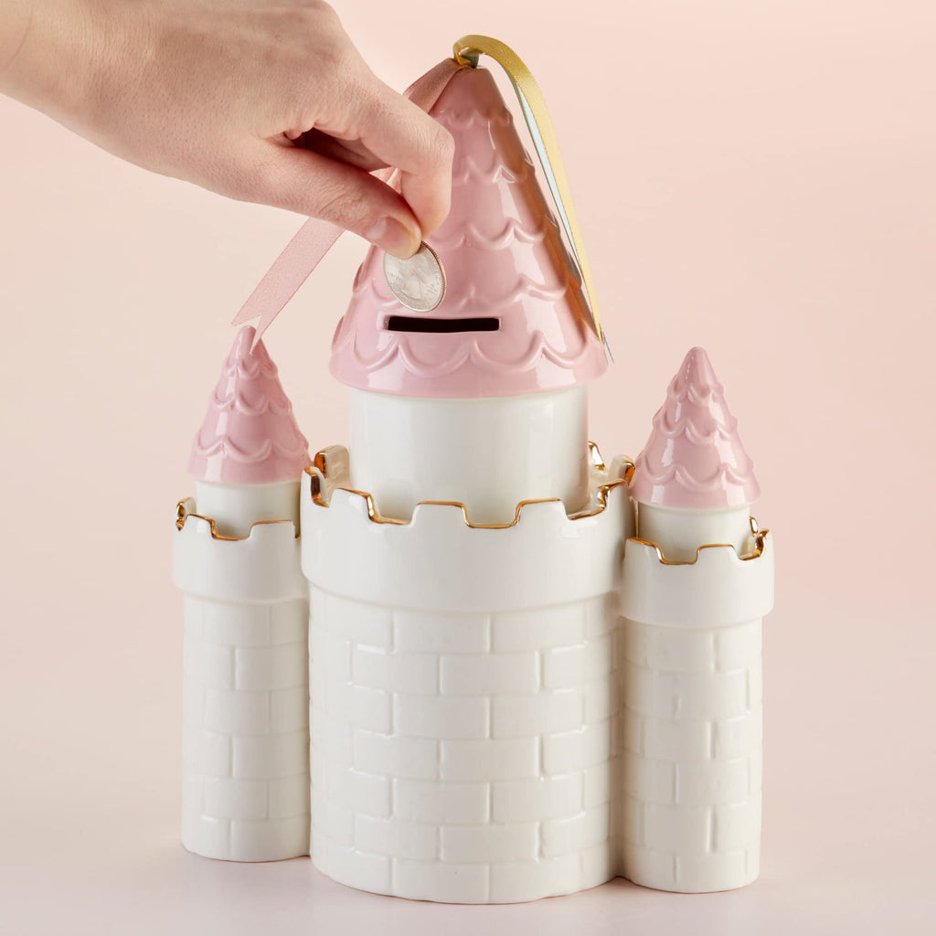 Ceramic Piggy Bank for Kids Nursery and Baby Room Decor