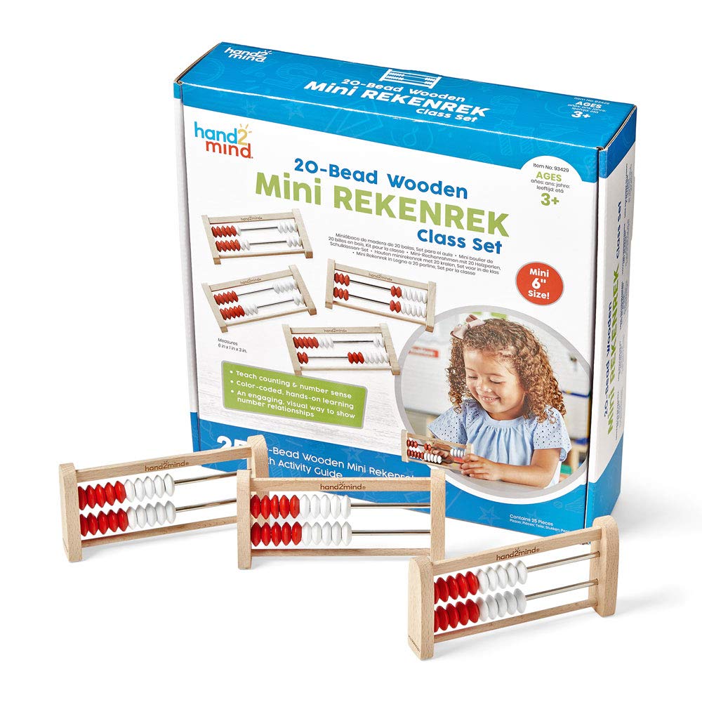 Wooden Rekenrek Abacus for Kids Counting and Number Learning