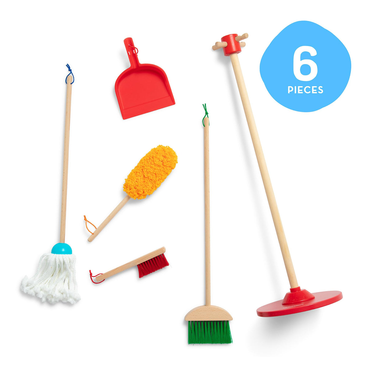 Kids Cleaning Play Set with Broom Mop and Dusting Tools