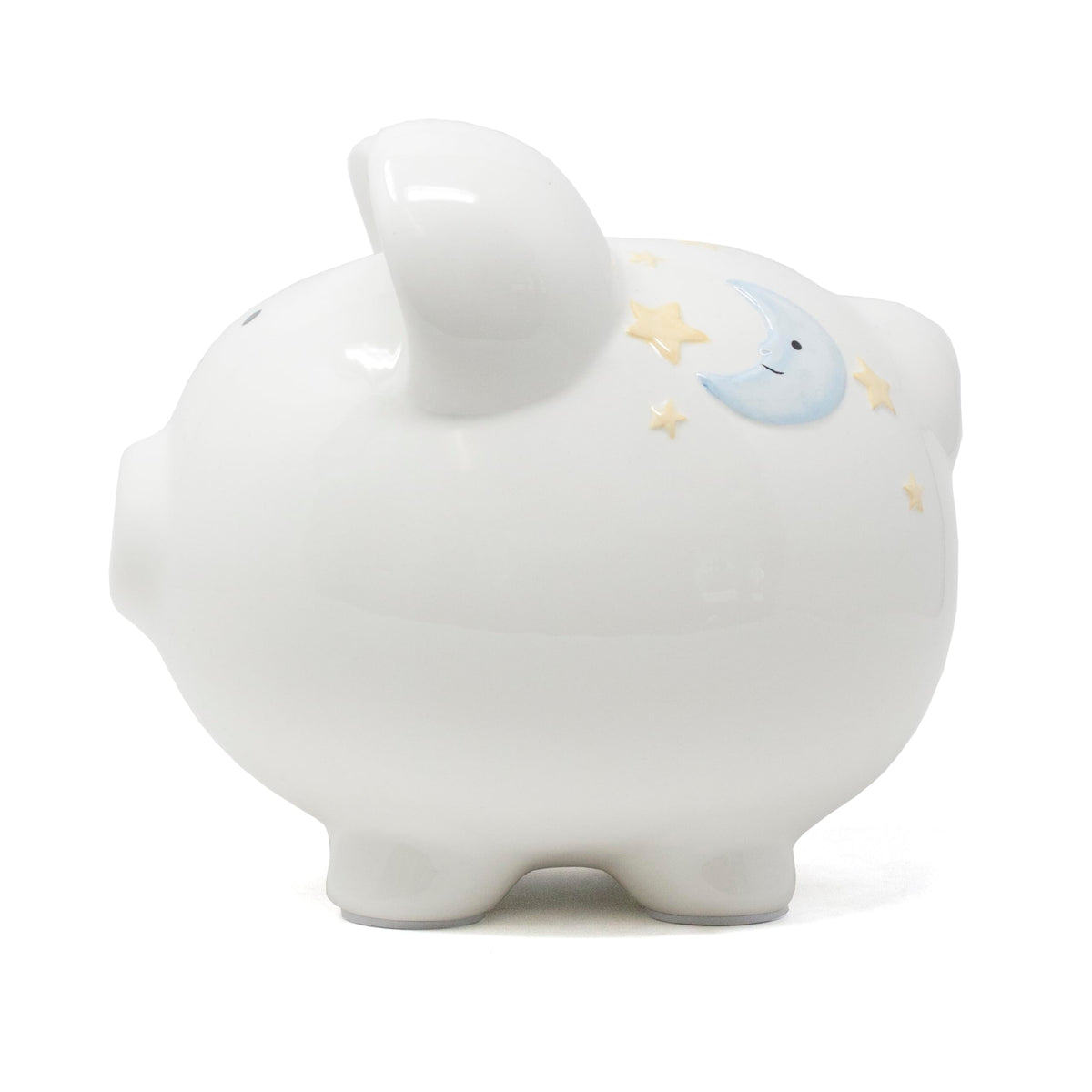 Ceramic Piggy Bank for Boys Kids Savings and Nursery Decor