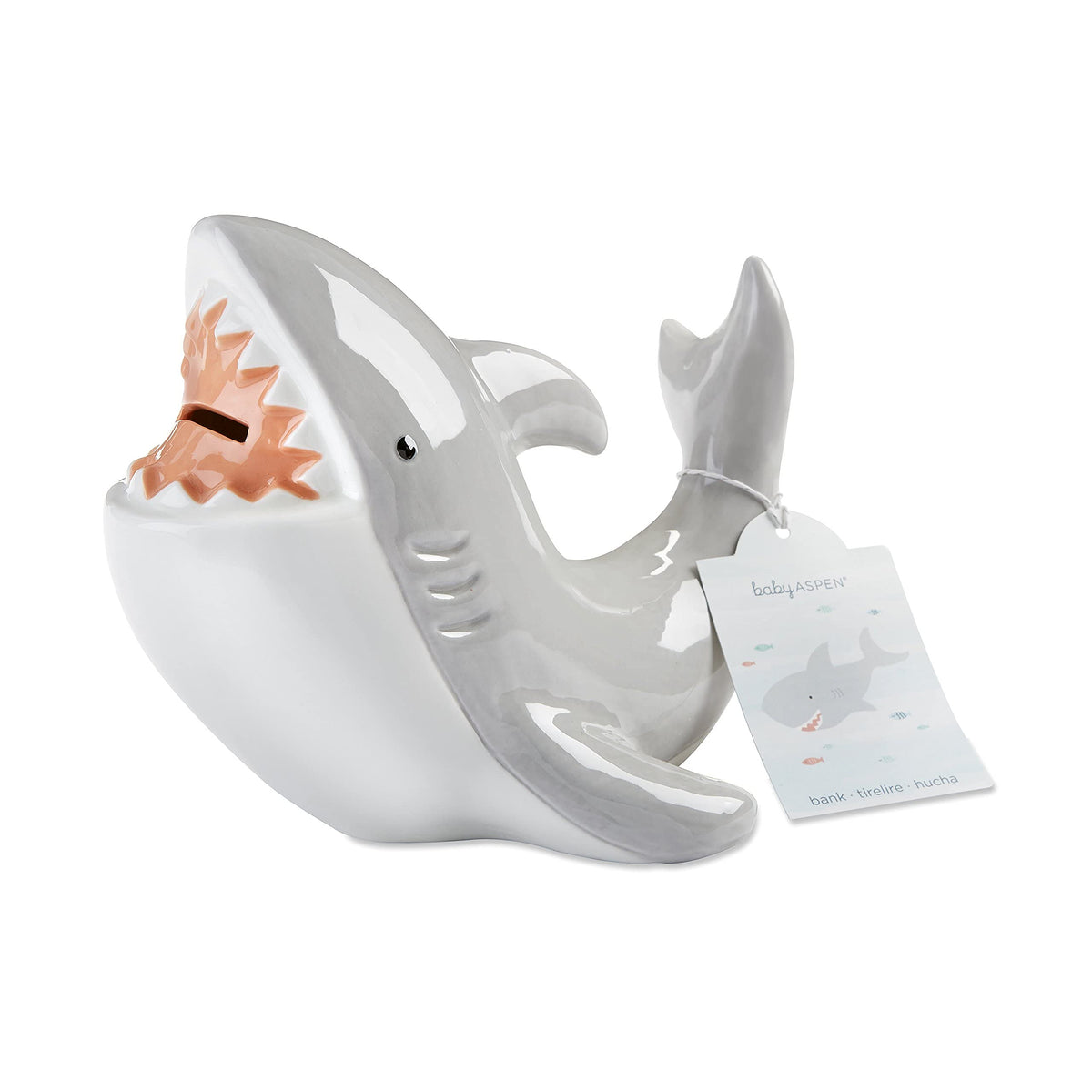 Ceramic Piggy Bank for Kids Nursery and Baby Room Decor