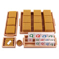 Montessori Golden Beads Decimal System Math Learning Set