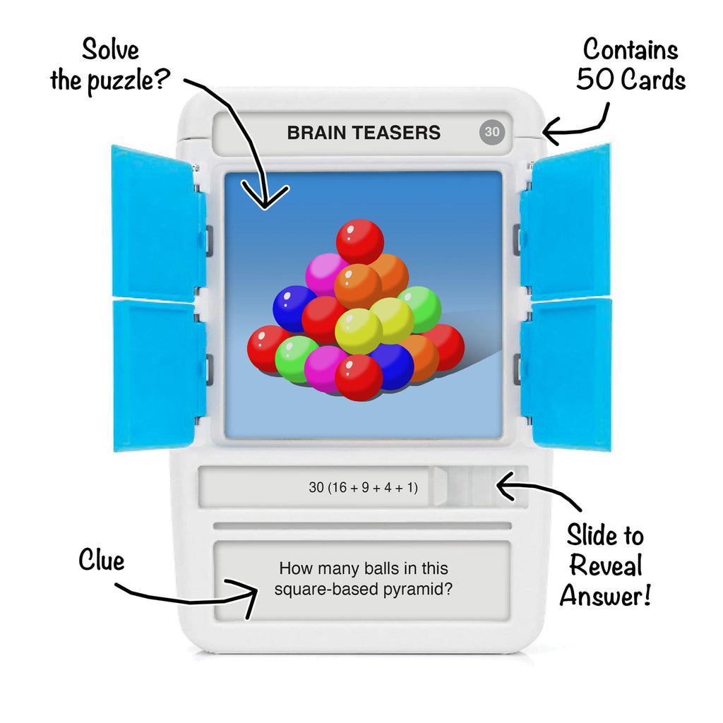 Pocket Quiz Flash Card Game for Kids and Adults Travel Play
