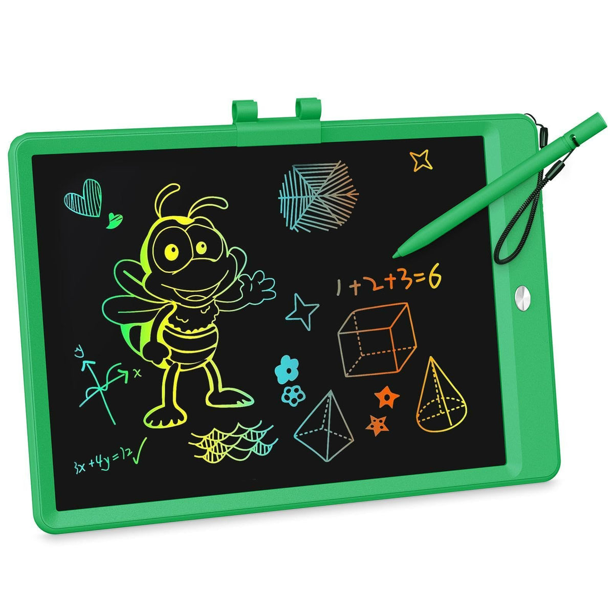 LCD Writing Tablet with Colorful Reusable Doodle Board