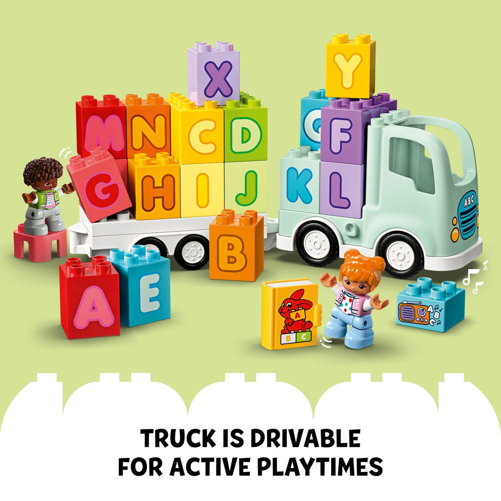 Alphabet Truck Learning Toy with Letter Blocks for Toddlers