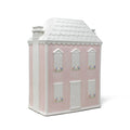 Pink Dollhouse Ceramic Savings Bank for Girls and Kids