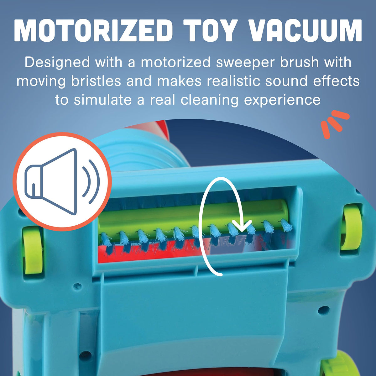 12 Piece Kids Cleaning Set with Toy Vacuum Broom and Mop