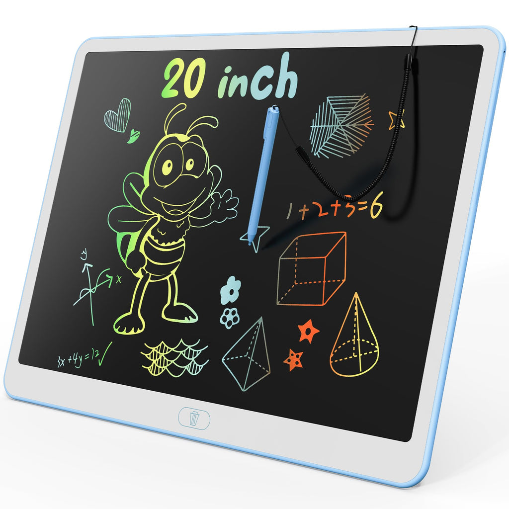 LCD Writing Tablet with Colorful Reusable Doodle Board