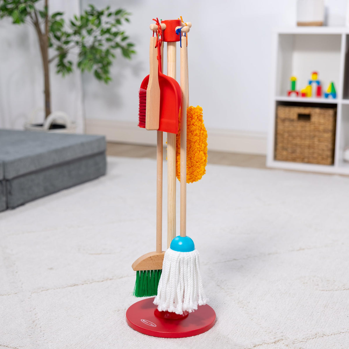 Kids Cleaning Play Set with Broom Mop and Dusting Tools