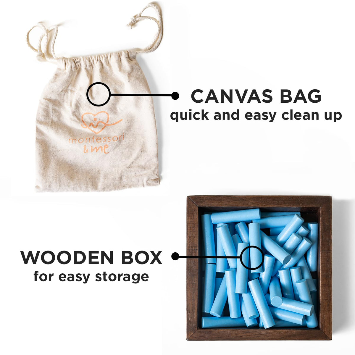 Montessori Counting Pegboard Set for Early Math Learning