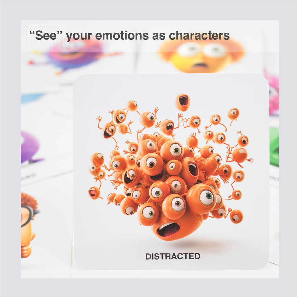Emotional Intelligence Card Deck with 156 Emotion Cards
