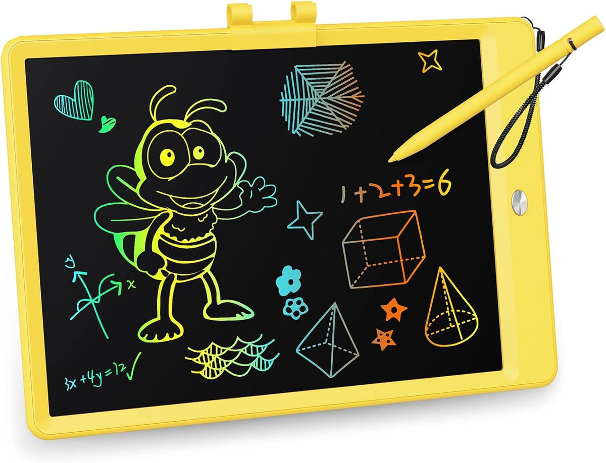LCD Writing Tablet with Colorful Reusable Doodle Board