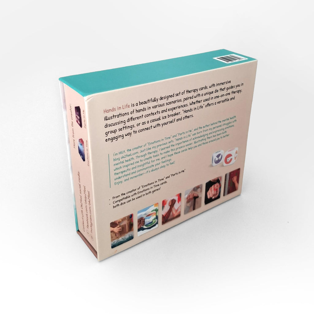 Therapy Card Deck with Dice for Emotional Learning and Reflection