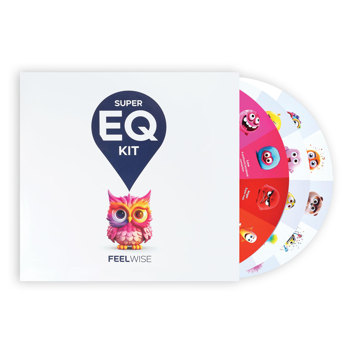 Emotional Intelligence Learning Kit with 13 Emotion Wheels