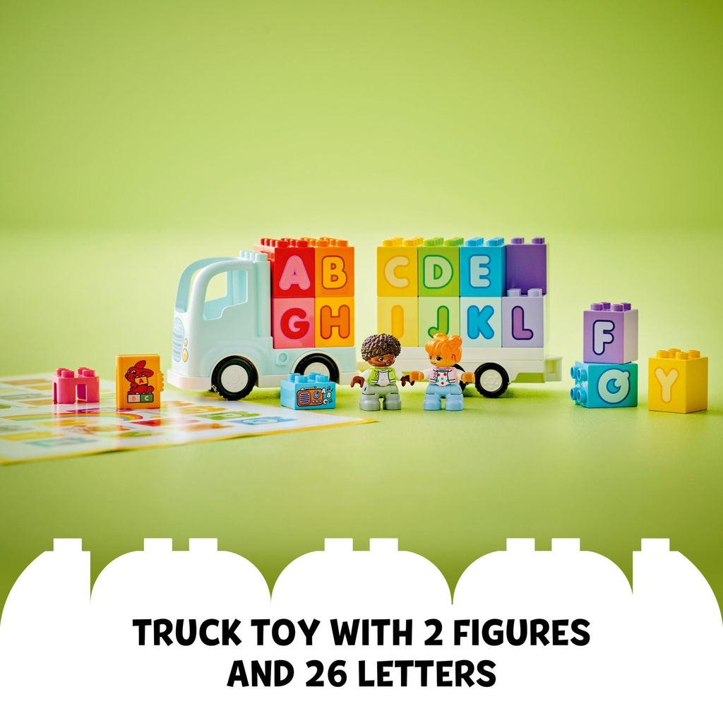 Alphabet Truck Learning Toy with Letter Blocks for Toddlers