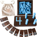 Montessori Counting Pegboard Set for Early Math Learning