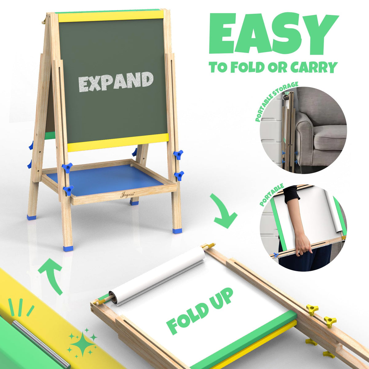 Adjustable Standing Art Easel for Kids and Toddlers