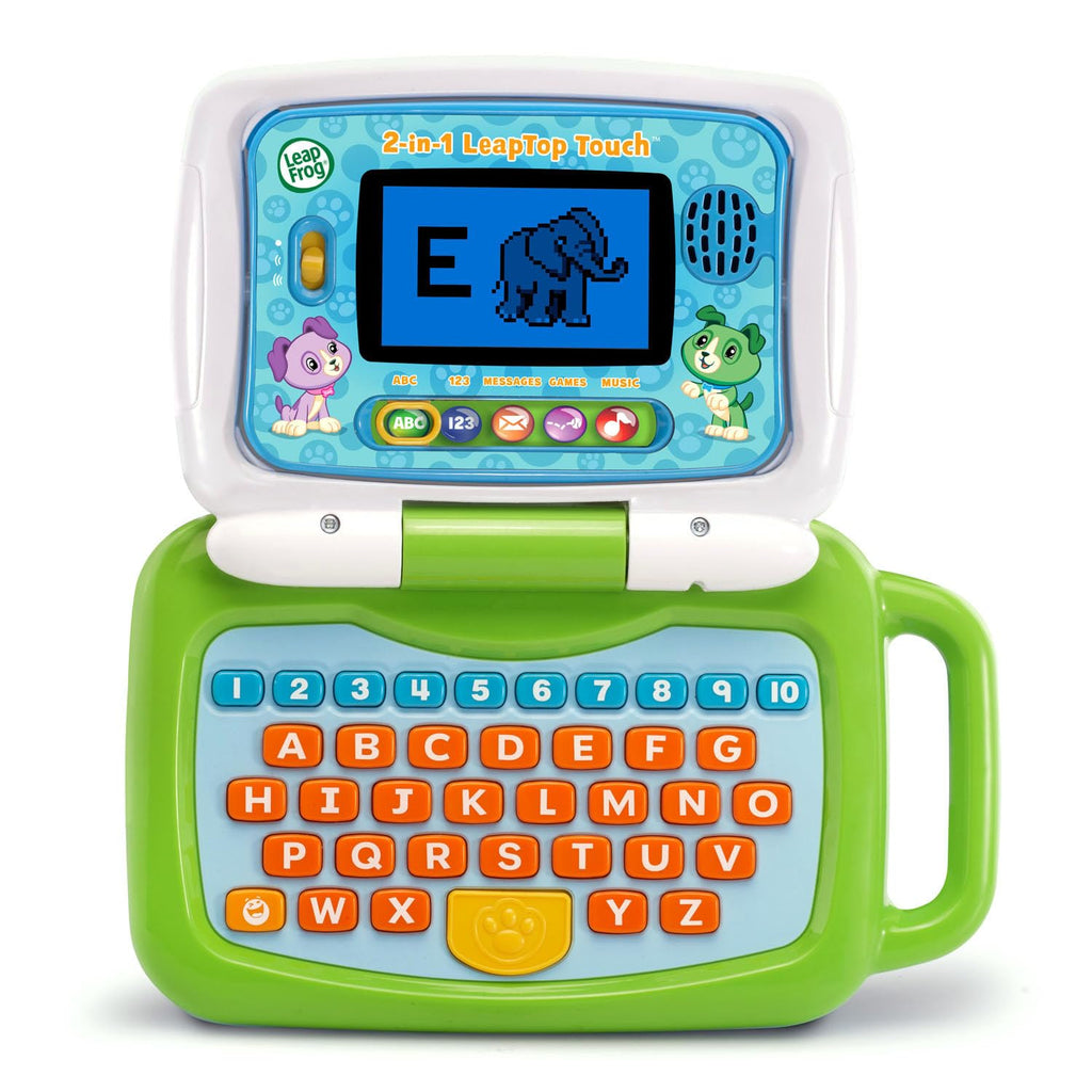 2 in 1 Touch Learning Laptop for Letters Numbers and Games