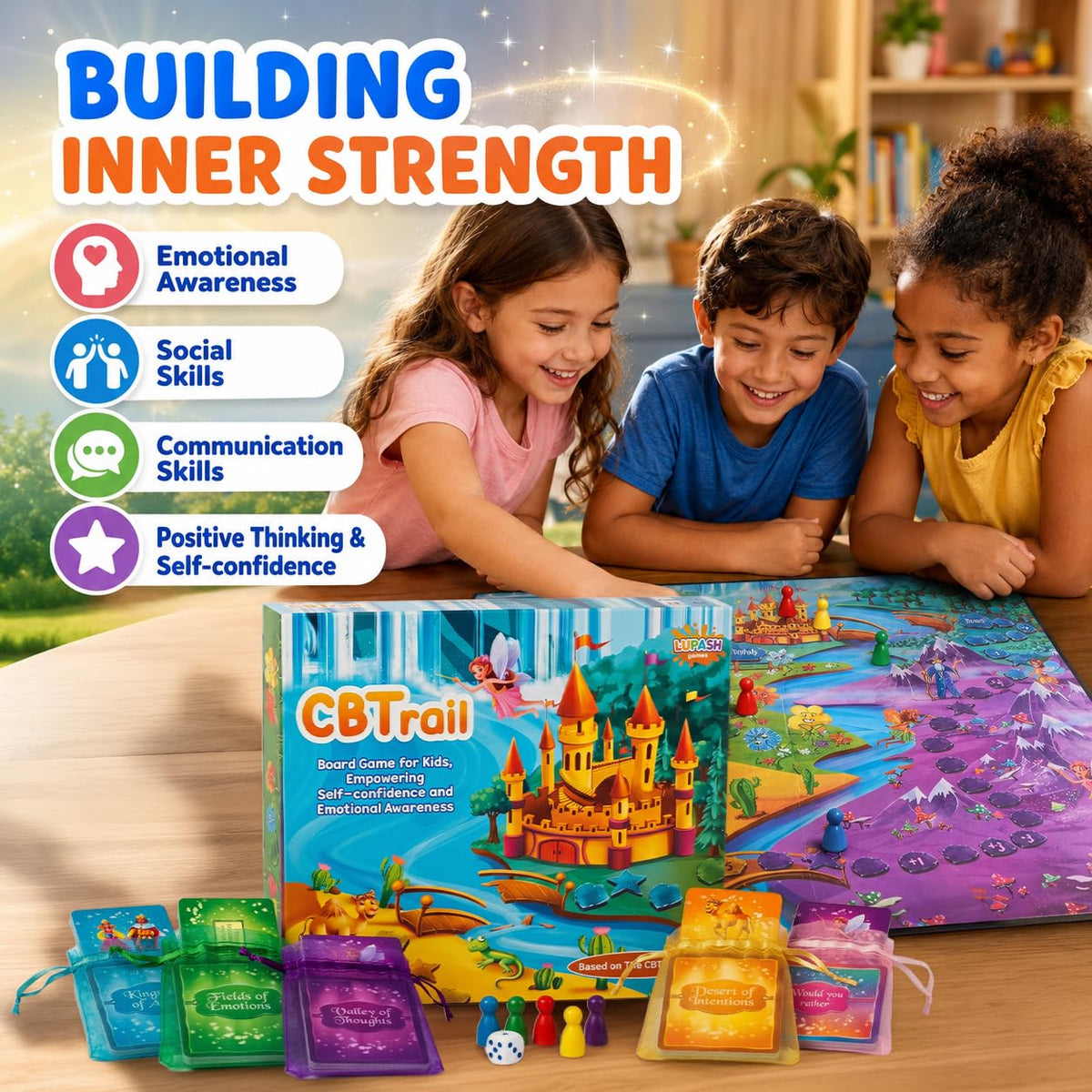 Therapy Board Game for Kids Social Skills and Emotional Learning