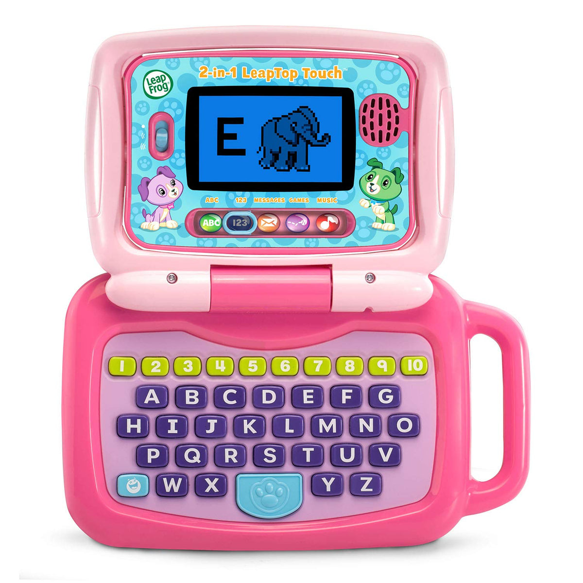 2 in 1 Touch Learning Laptop for Letters Numbers and Games