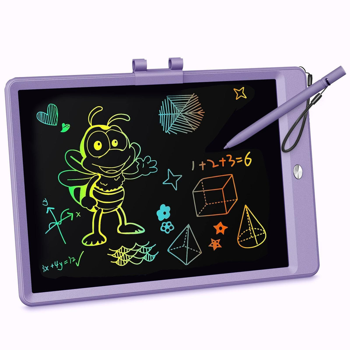 LCD Writing Tablet with Colorful Reusable Doodle Board
