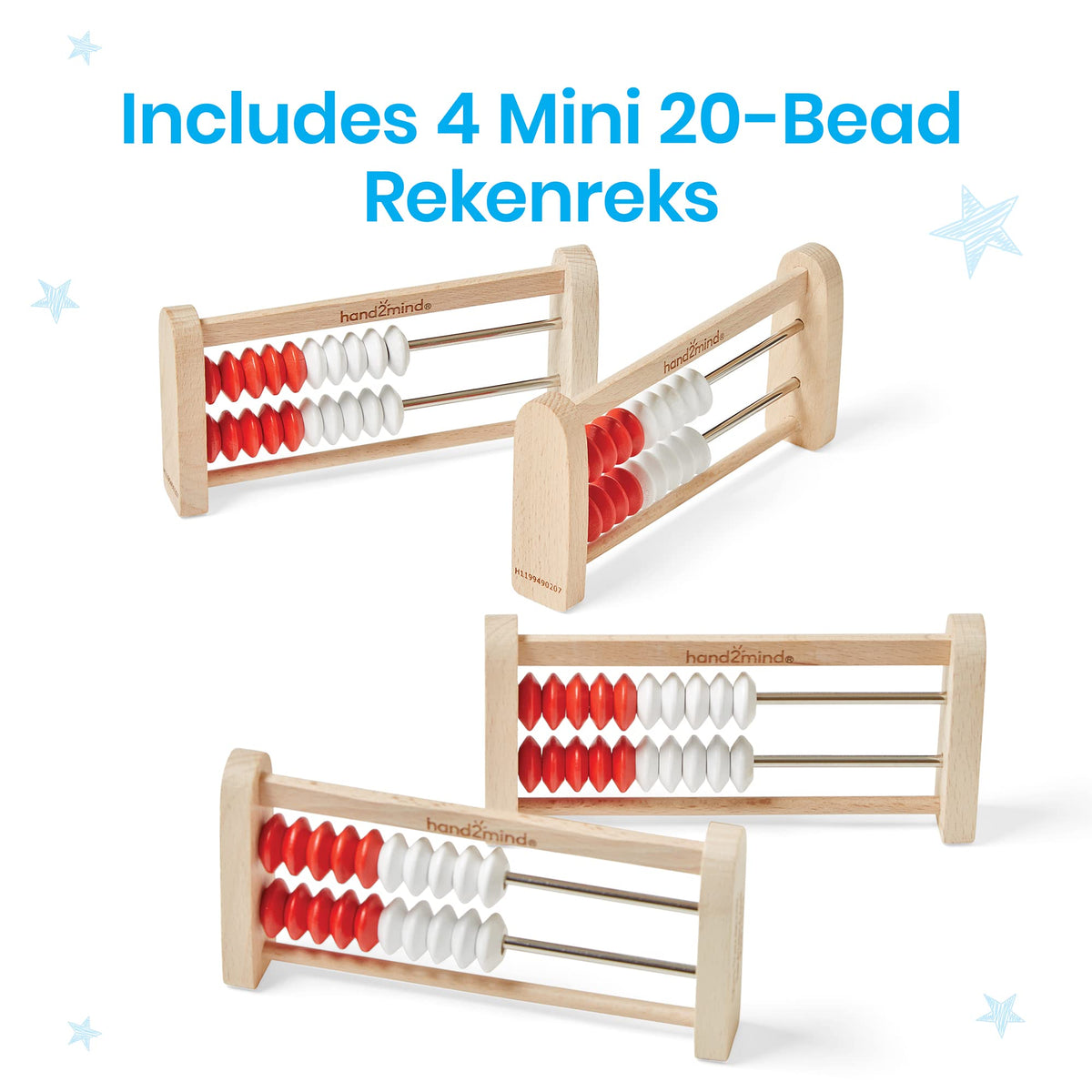 Wooden Rekenrek Abacus for Kids Counting and Number Learning
