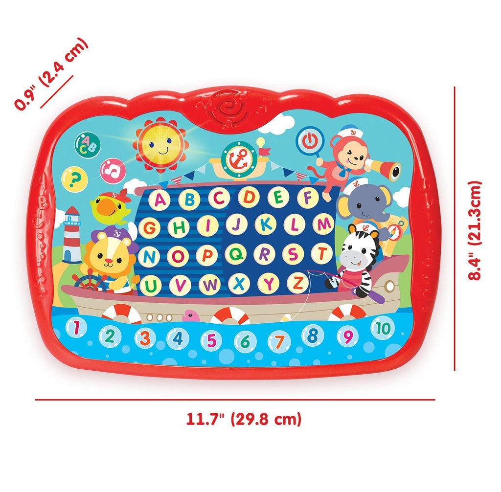 Toddler Learning Tablet for ABC Numbers Music and Words