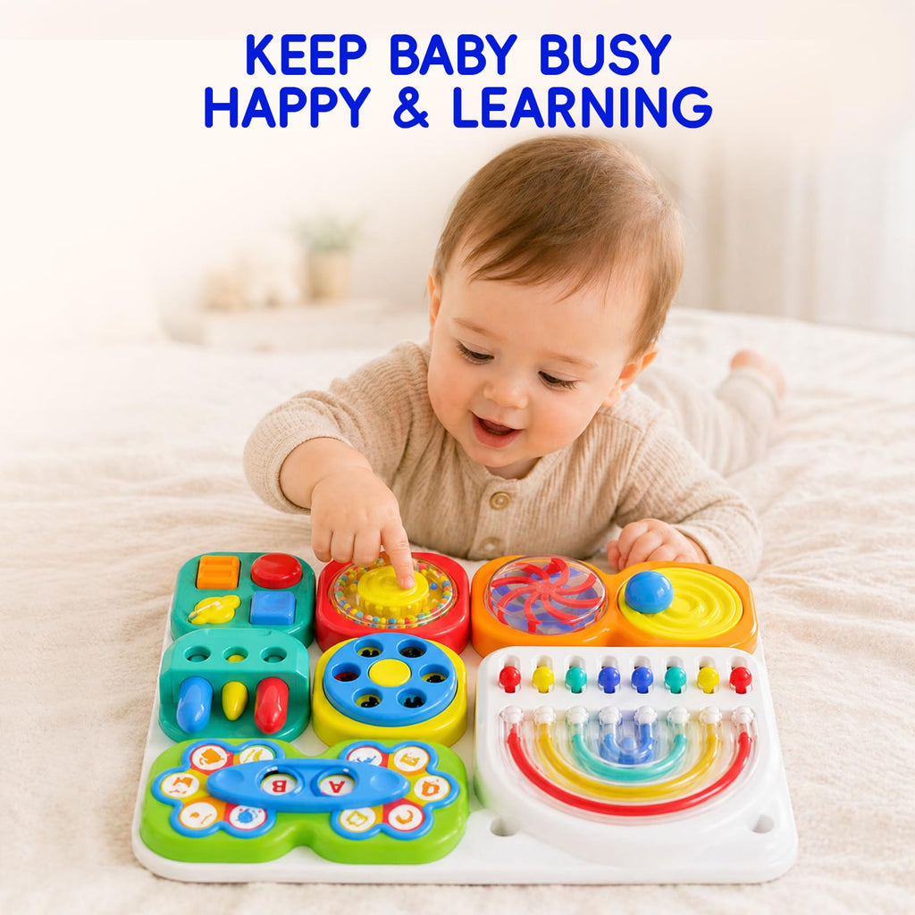 Detachable Busy Board Toy for Toddlers Hands On Learning