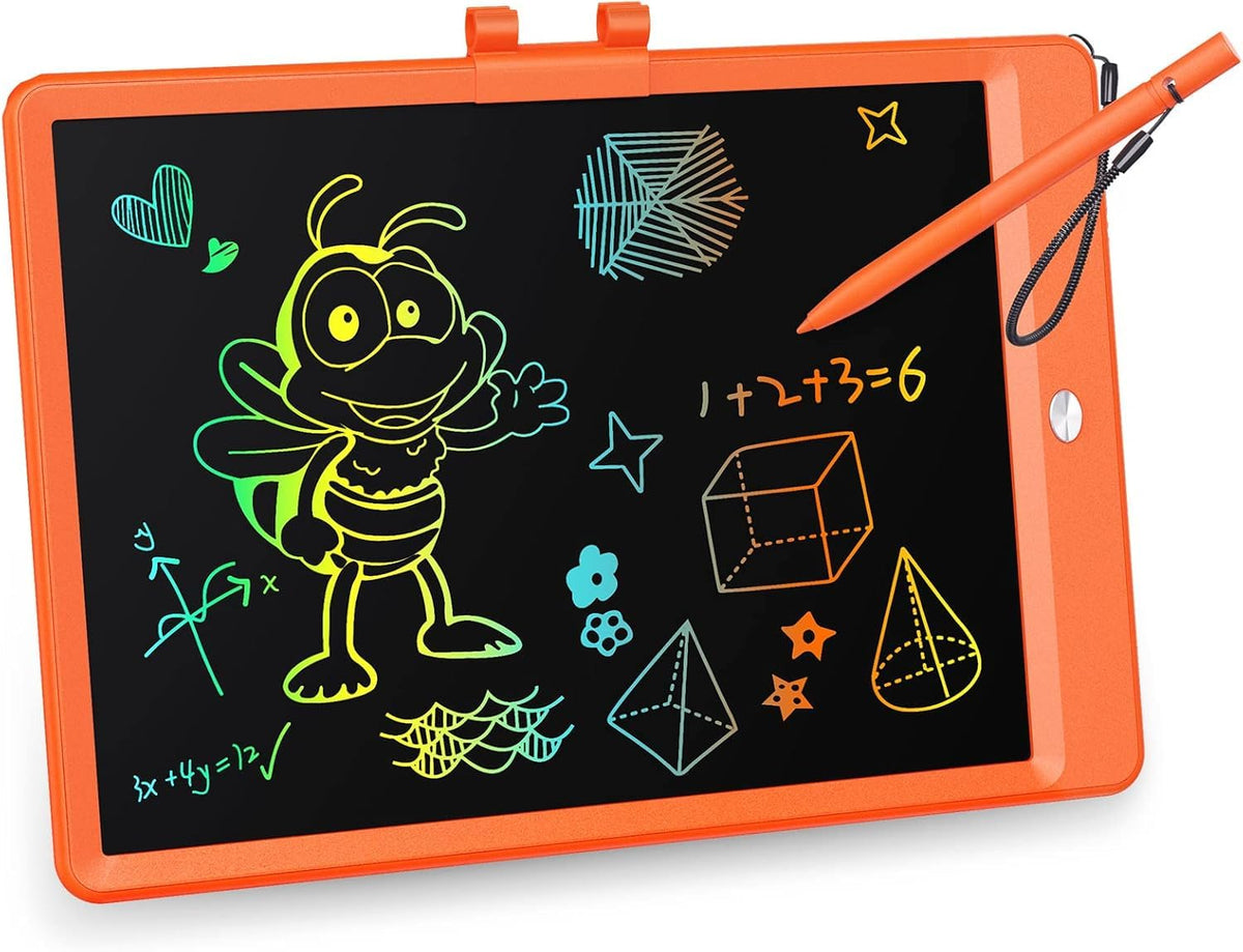 LCD Writing Tablet with Colorful Reusable Doodle Board