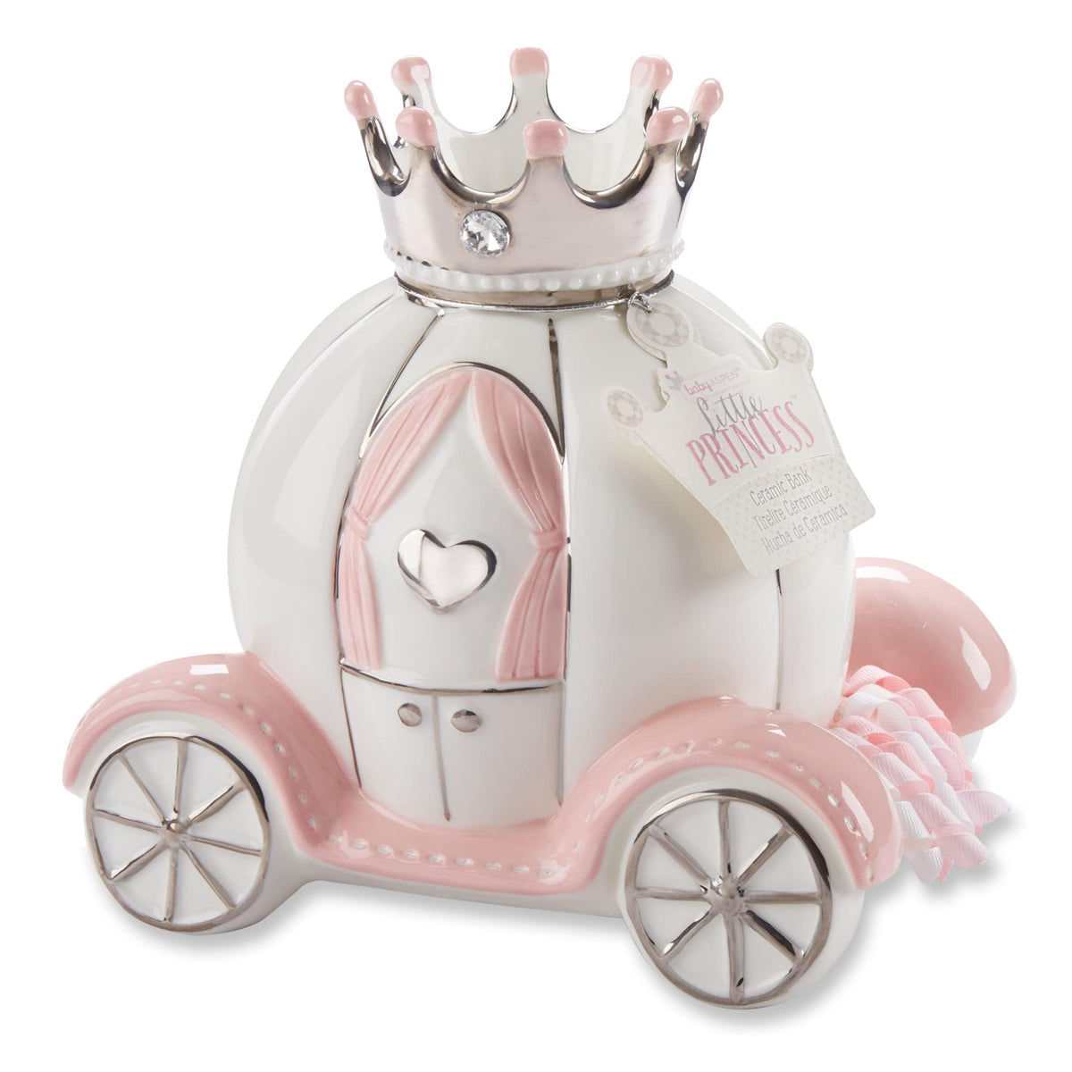 Ceramic Piggy Bank for Kids Nursery and Baby Room Decor