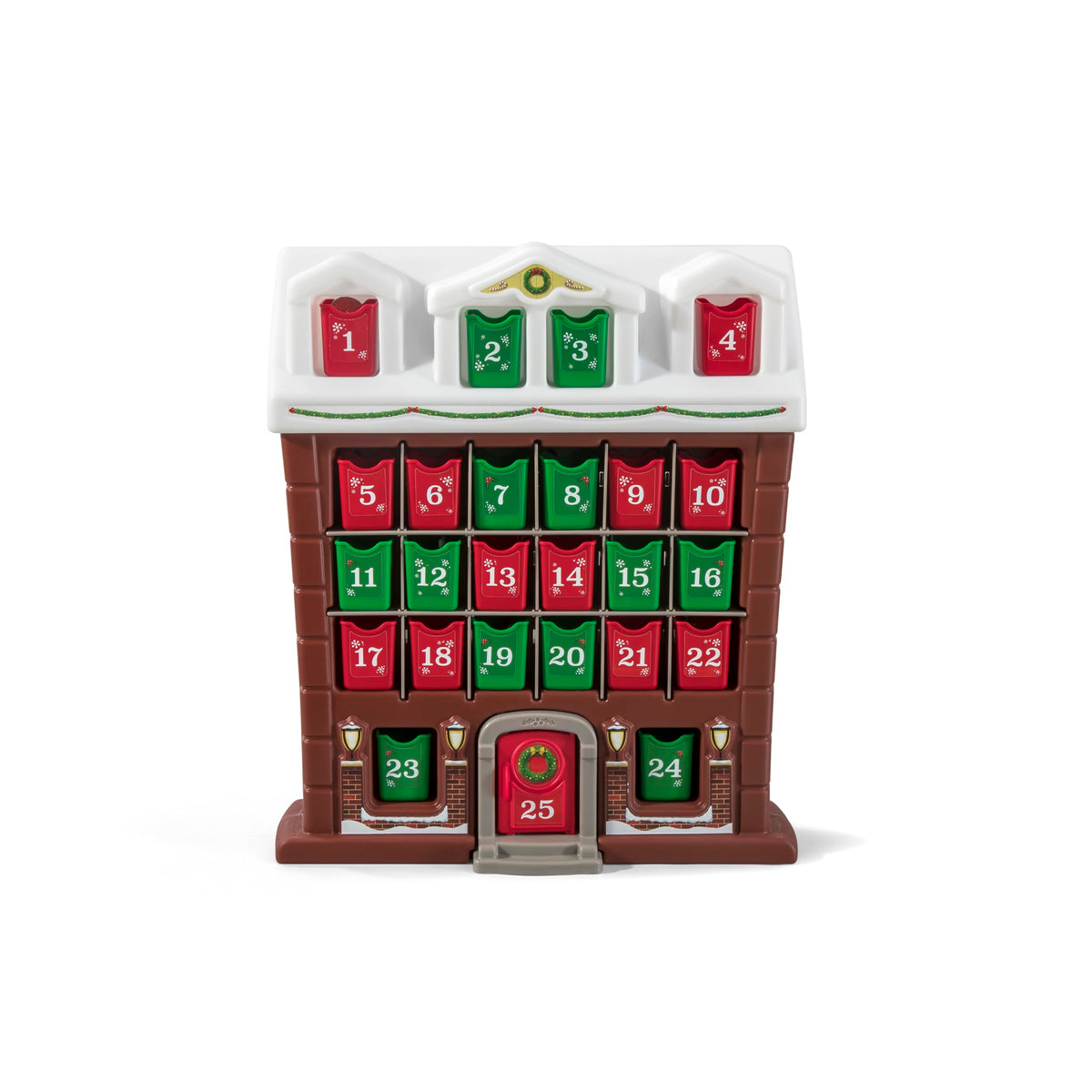 Kids Interactive Advent Calendar with 25 Refillable Toy Bins