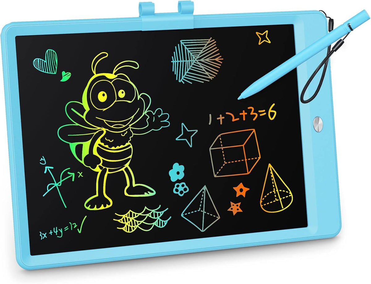 LCD Writing Tablet with Colorful Reusable Doodle Board
