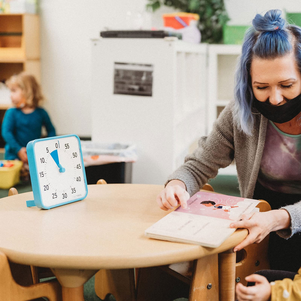 8 Inch Visual Timer Learning Center Set for Classrooms