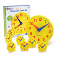 Classroom Clock Learning Kit for Teaching Time to Kids