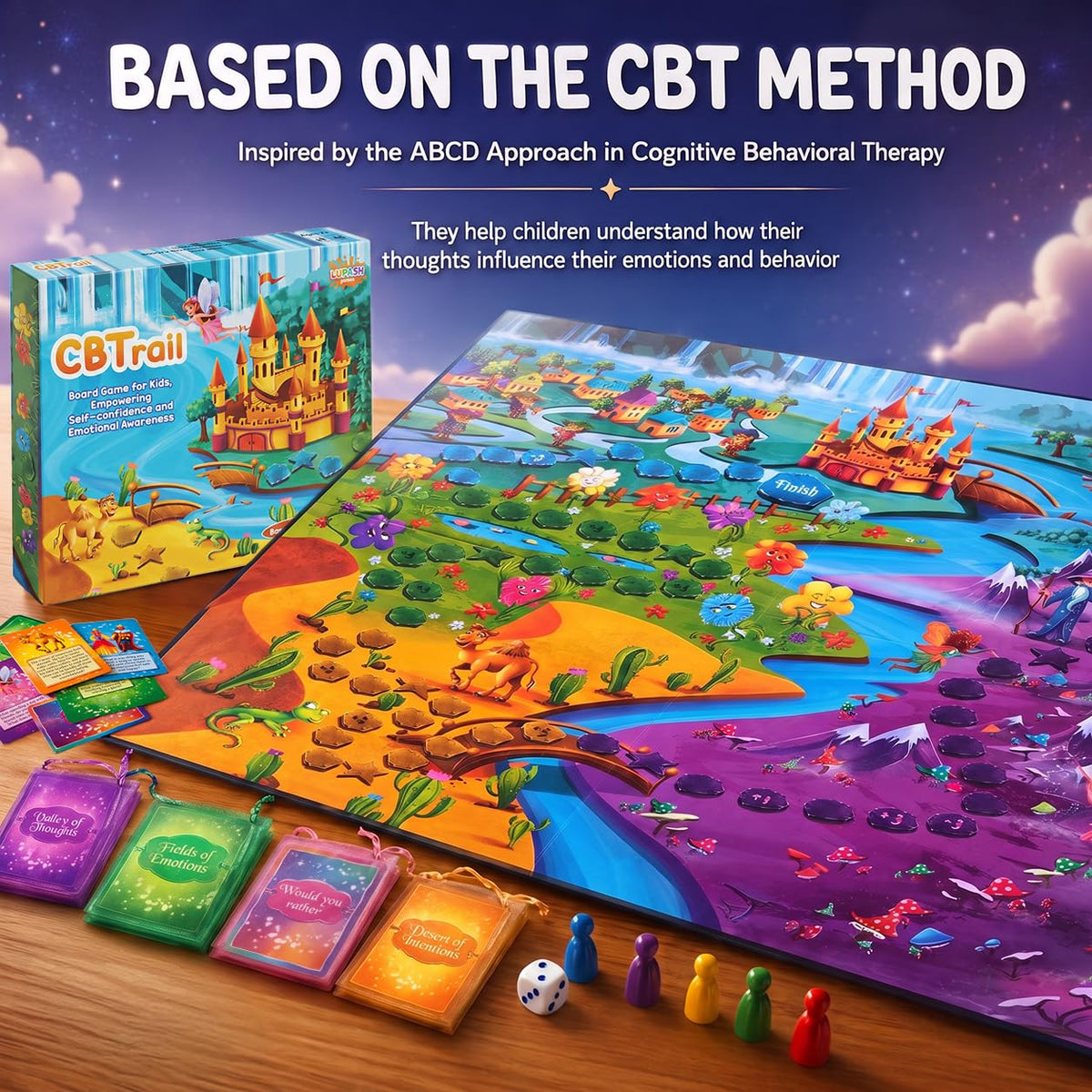 Therapy Board Game for Kids Social Skills and Emotional Learning