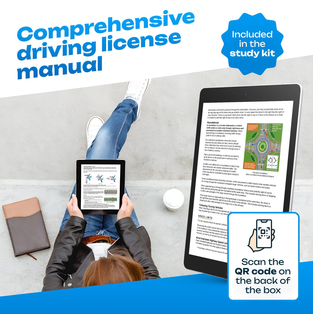 Road Signs Flash Cards with Driving Tips and Explanations