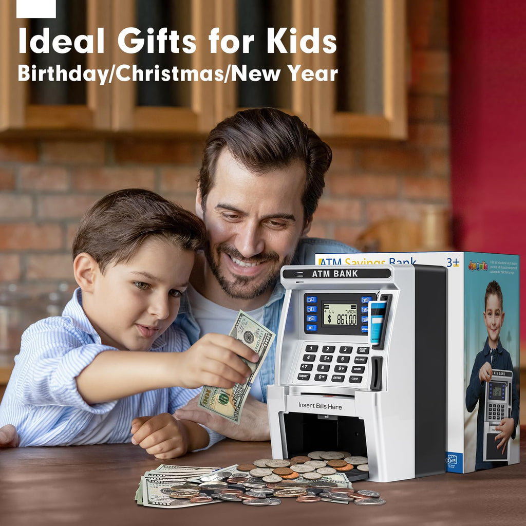 Electronic ATM Piggy Bank for Kids Money Saving and Learning