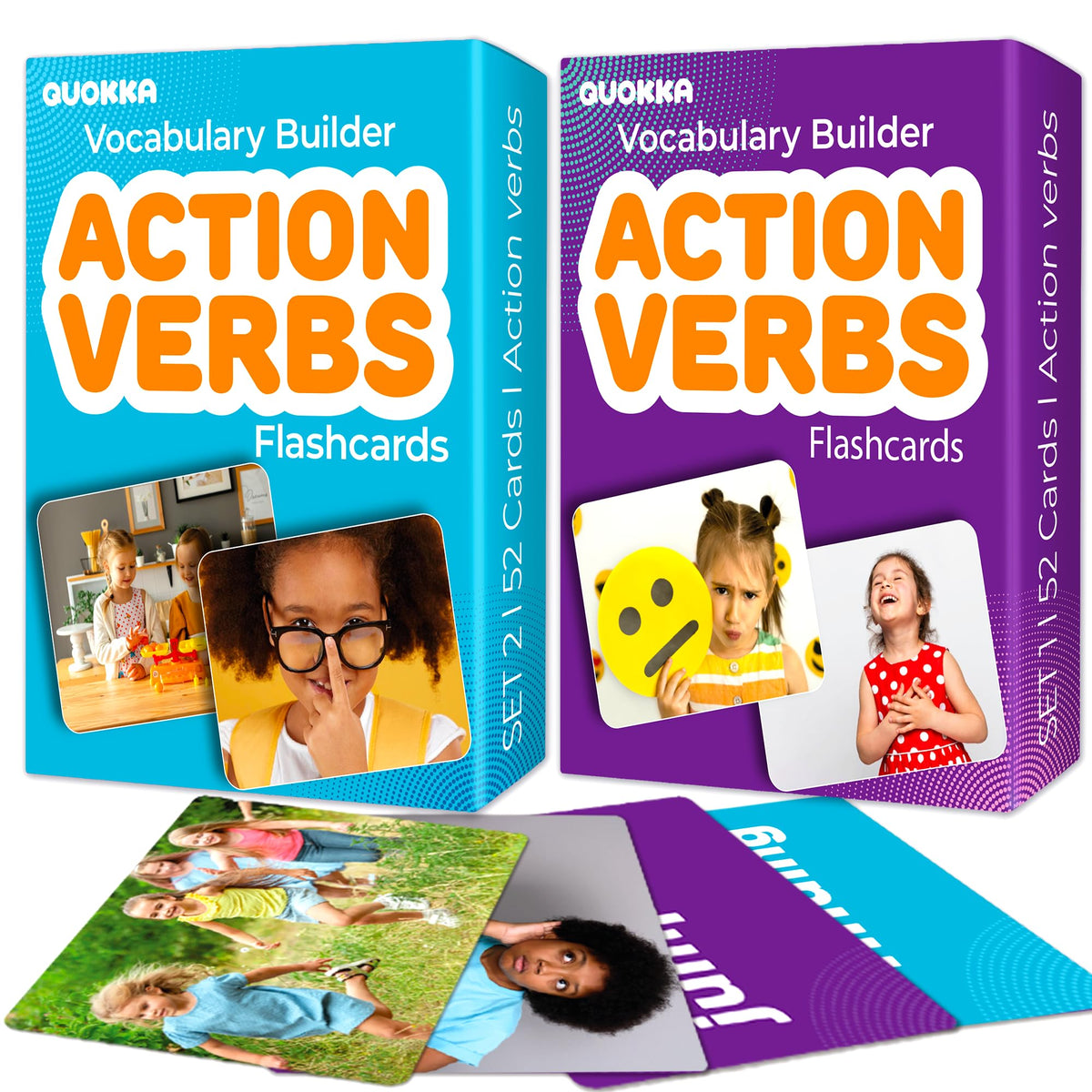 Vocabulary Builder Flash Cards for Kids Speech Therapy Learning