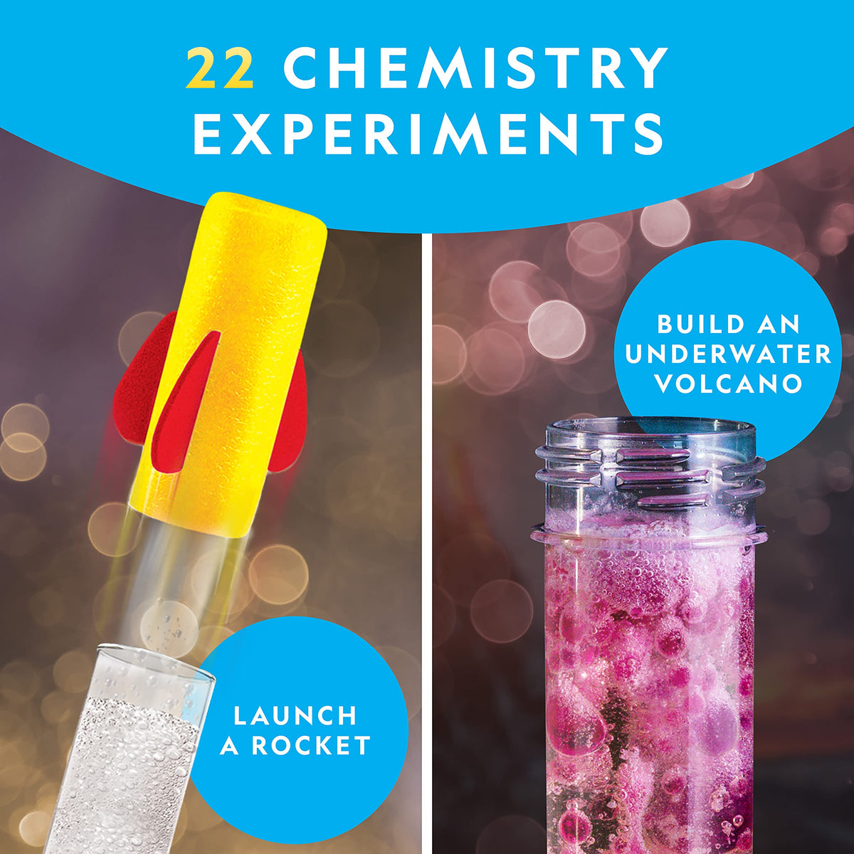 Mega Science Lab Kit with Crystal Growing and Chemical Experiments