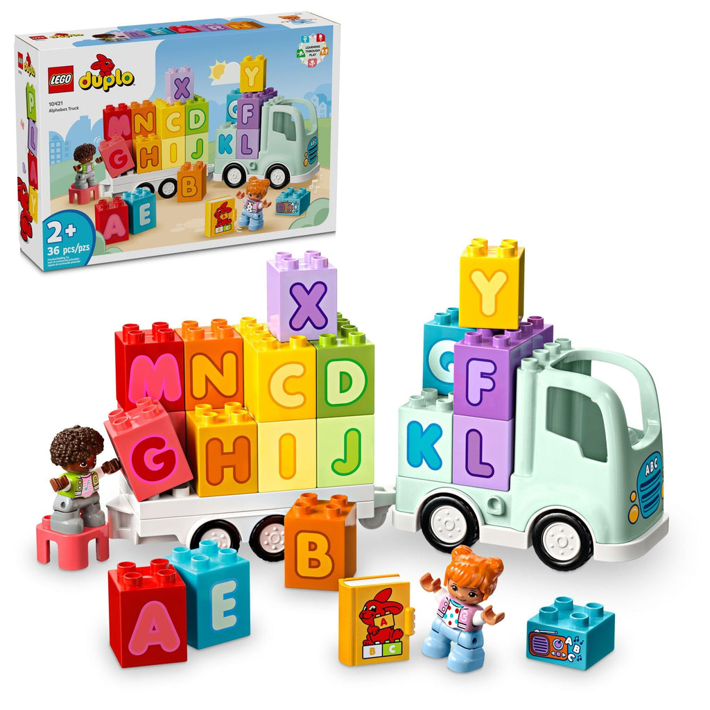 Alphabet Truck Learning Toy with Letter Blocks for Toddlers