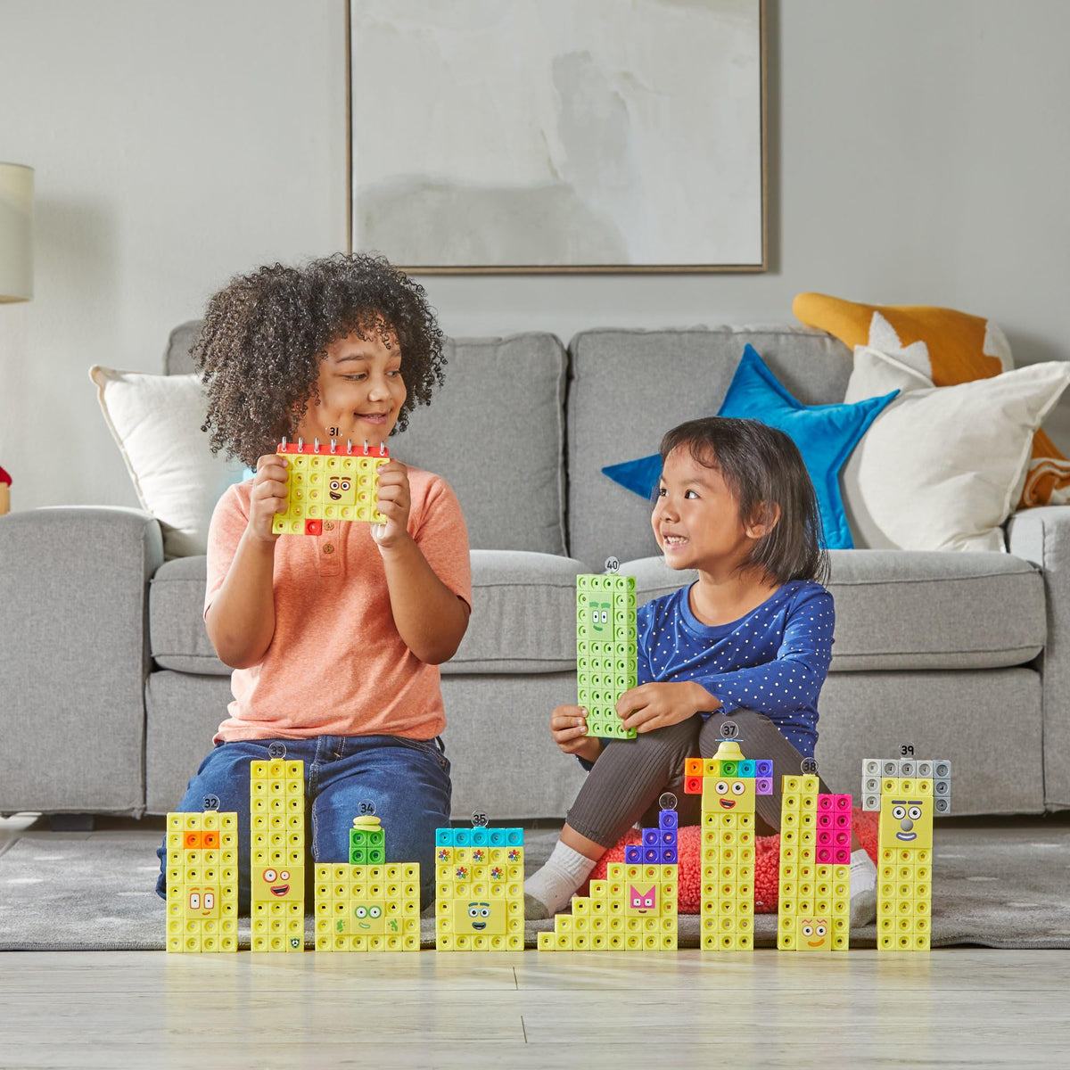 MathLink Cubes 31 to 40 Activity Set with 10 Math Activities