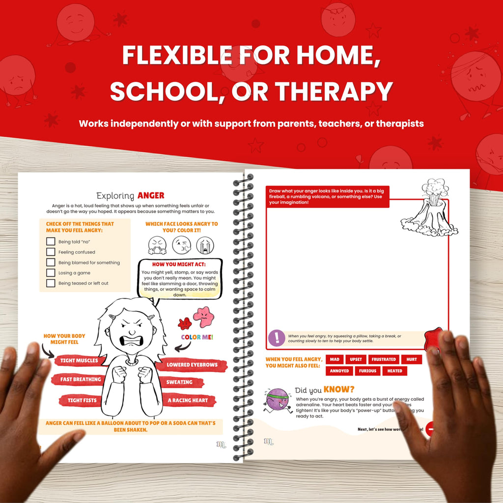 Emotional Regulation Workbook for Kids with Coping Skills