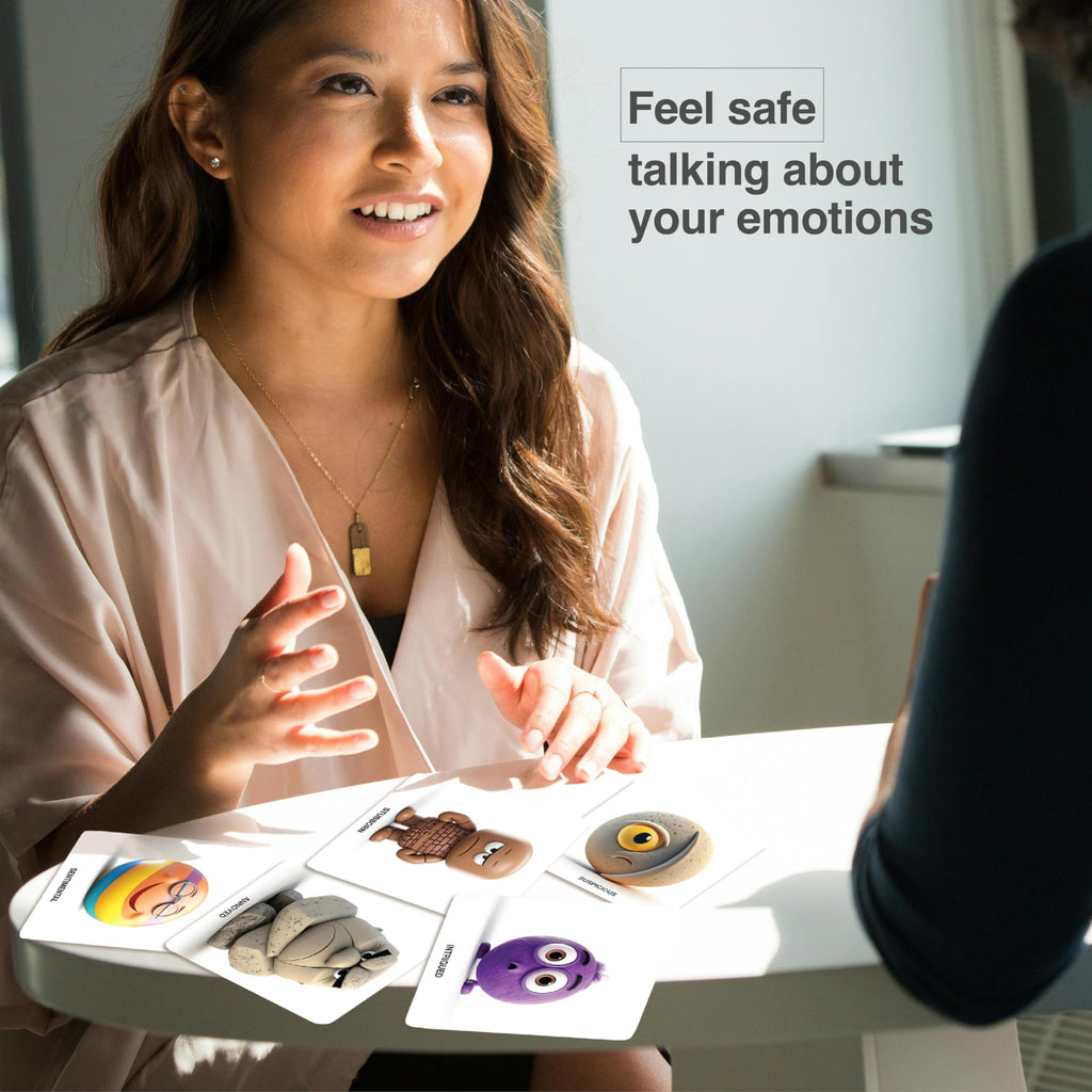 Emotional Intelligence Card Deck with 156 Emotion Cards