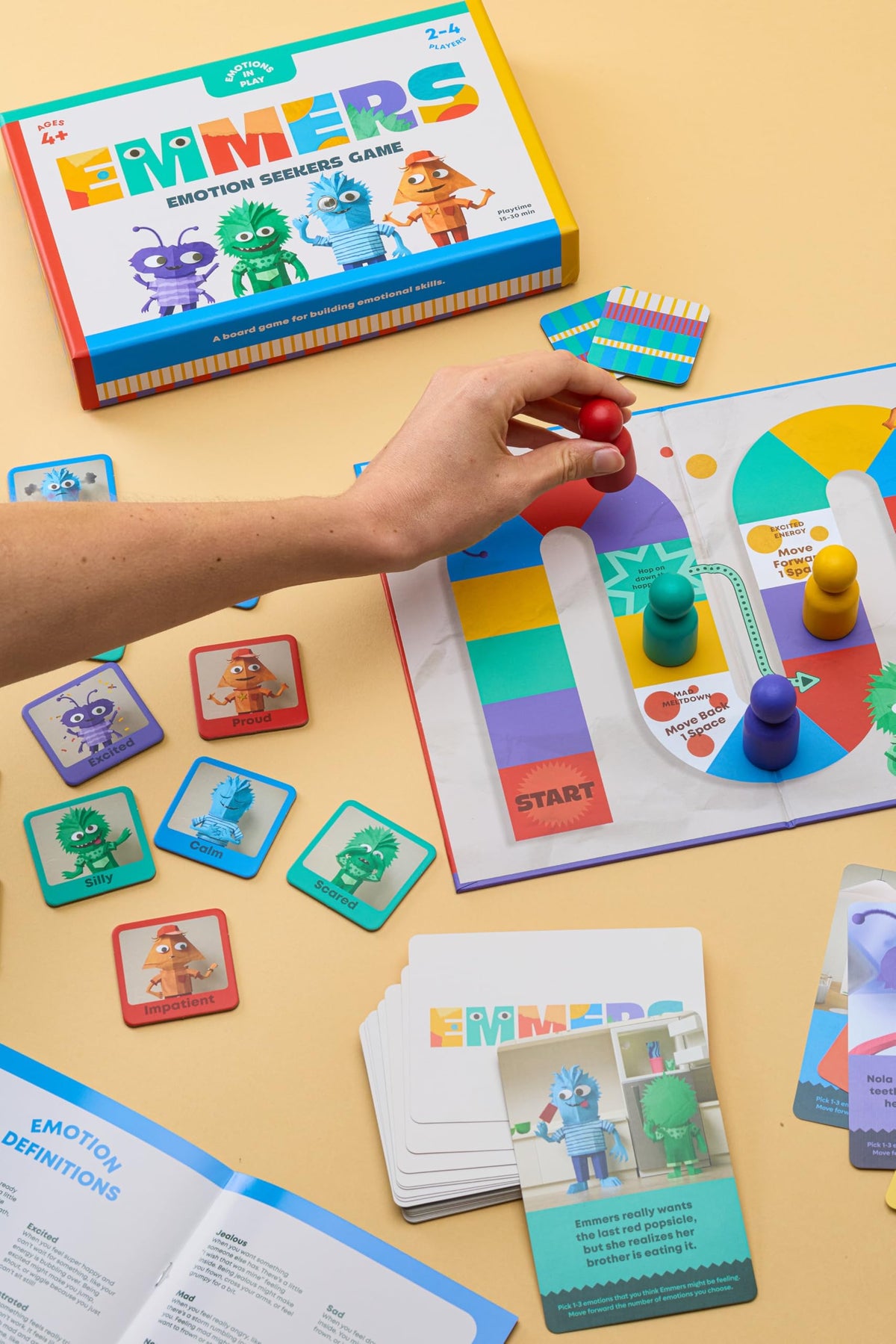 Social Emotional Learning Board Game for Kids Emotion Skills